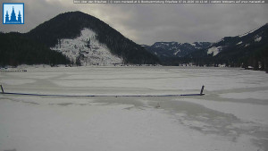 Městečko Mariazell - Jezero Erlaufsee - 7.1.2026 v 14:15 Městečko Mariazell - Jezero Erlaufsee - 7.1.2026 v 14:15