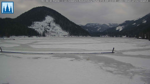 Městečko Mariazell - Jezero Erlaufsee - 7.1.2026 v 14:45 Městečko Mariazell - Jezero Erlaufsee - 7.1.2026 v 14:45