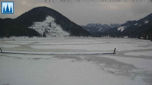 Městečko Mariazell - Jezero Erlaufsee - 7.1.2026 v 15:45 Městečko Mariazell - Jezero Erlaufsee - 7.1.2026 v 15:45