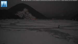 Městečko Mariazell - Jezero Erlaufsee - 8.1.2026 v 07:15 Městečko Mariazell - Jezero Erlaufsee - 8.1.2026 v 07:15