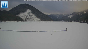 Městečko Mariazell - Jezero Erlaufsee - 8.1.2026 v 14:45 Městečko Mariazell - Jezero Erlaufsee - 8.1.2026 v 14:45