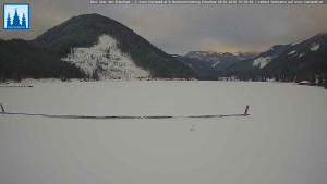 Městečko Mariazell - Jezero Erlaufsee - 8.1.2026 v 15:30 Městečko Mariazell - Jezero Erlaufsee - 8.1.2026 v 15:30