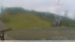 Dolní část sjezdovky