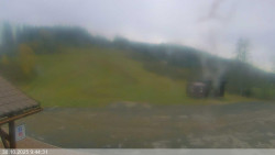 Dolní část sjezdovky