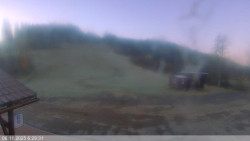 Dolní část sjezdovky