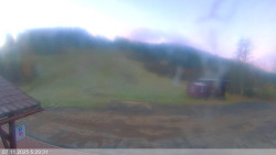 Dolní část sjezdovky