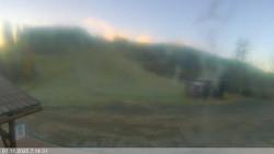 Dolní část sjezdovky