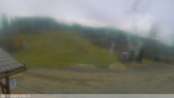 Dolní část sjezdovky