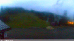 Dolní část sjezdovky