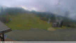 Dolní část sjezdovky