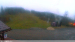 Dolní část sjezdovky