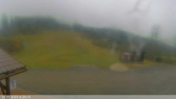 Dolní část sjezdovky