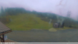 Dolní část sjezdovky