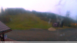 Dolní část sjezdovky