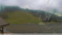 Dolní část sjezdovky