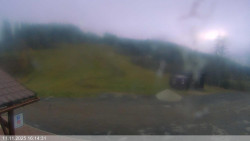 Dolní část sjezdovky