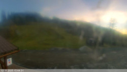 Dolní část sjezdovky