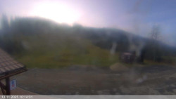 Dolní část sjezdovky