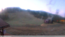 Dolní část sjezdovky