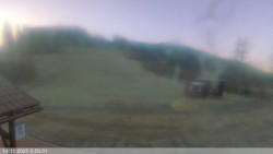 Dolní část sjezdovky