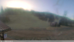 Dolní část sjezdovky