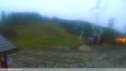 Dolní část sjezdovky