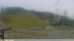 Dolní část sjezdovky