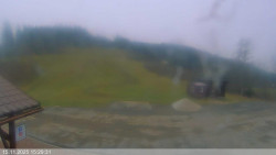 Dolní část sjezdovky