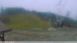 Dolní část sjezdovky