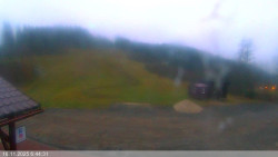 Dolní část sjezdovky