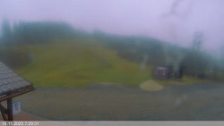 Dolní část sjezdovky