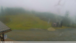 Dolní část sjezdovky