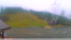 Dolní část sjezdovky