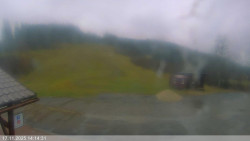 Dolní část sjezdovky