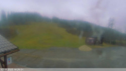 Dolní část sjezdovky