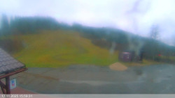 Dolní část sjezdovky