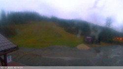 Dolní část sjezdovky