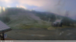 Dolní část sjezdovky