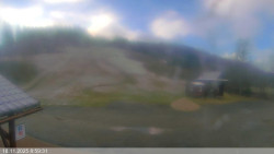 Dolní část sjezdovky