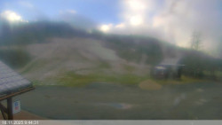 Dolní část sjezdovky