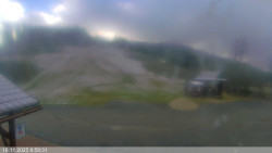 Dolní část sjezdovky