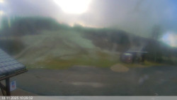 Dolní část sjezdovky