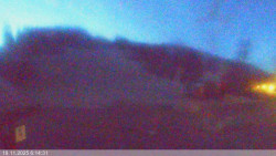 Dolní část sjezdovky