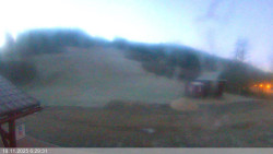 Dolní část sjezdovky