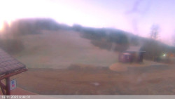 Dolní část sjezdovky