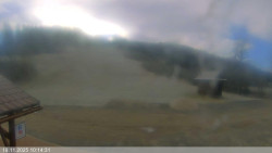 Dolní část sjezdovky