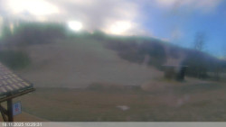 Dolní část sjezdovky