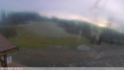 Dolní část sjezdovky