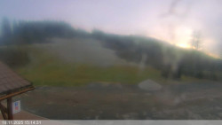 Dolní část sjezdovky