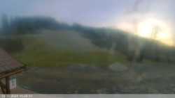 Dolní část sjezdovky